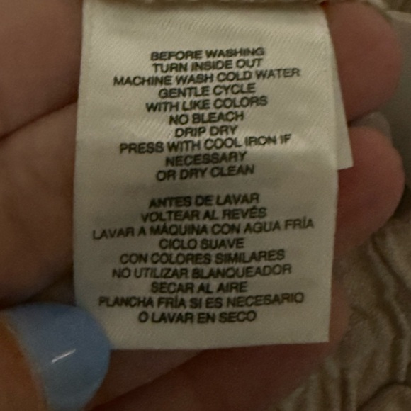 Anne Klein Tan Linen Blend Pull On Shorts Elastic Waist and Pockets, size Large - Picture 5 of 7